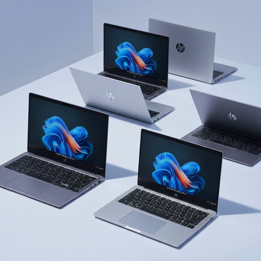 HP Laptops showcase